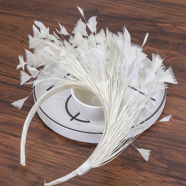 

haimeikang feativel hairband female feather headband hair accessories headdress party hair head decoration crown haimeikang qylyaj