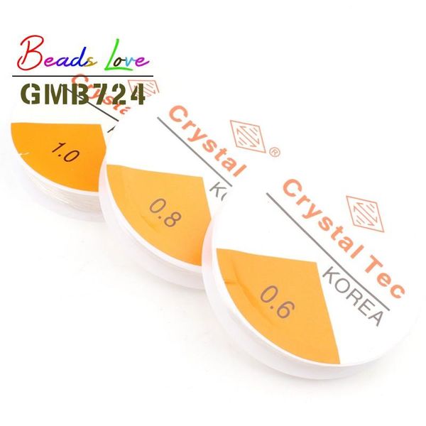 

0,6мм 0,8мм 1мм прозрачный эластичный шнур кристалл бисероплетение струнный провода резьбы для изготовления ювелирных изделий diy ожерелье б