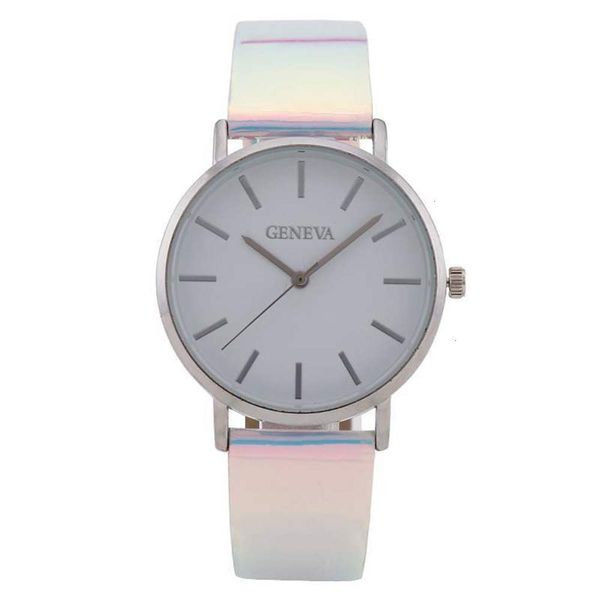 

fashion suitable for vibrato, ladies simple watch, tiktok quartz watch, Slivery;brown