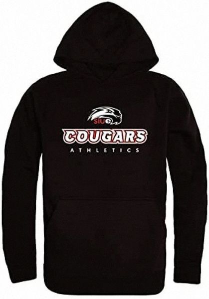 

southern illinois edwardsville cougars ncaa campus pullover hoodie j17k#, Black