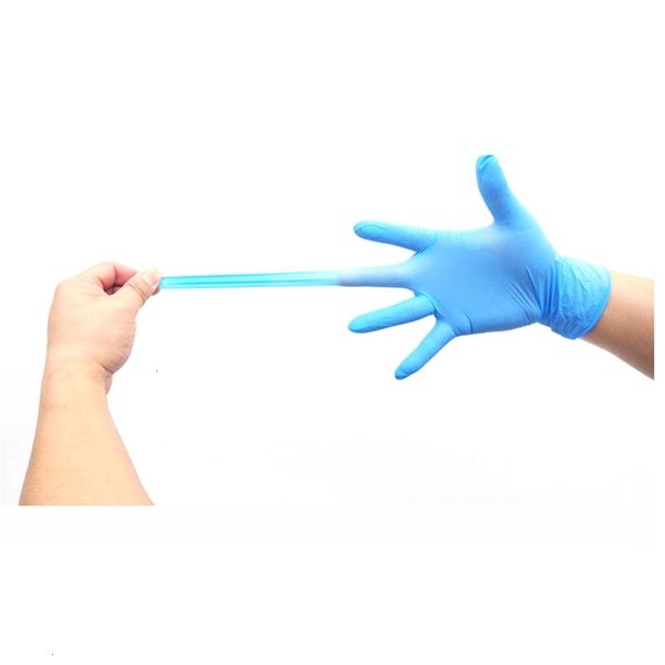 

factoryldzmfactoryldzmfactorybvojblue nitrile gloves universal household garden cleaning disposable 9 inch gloveacngreat