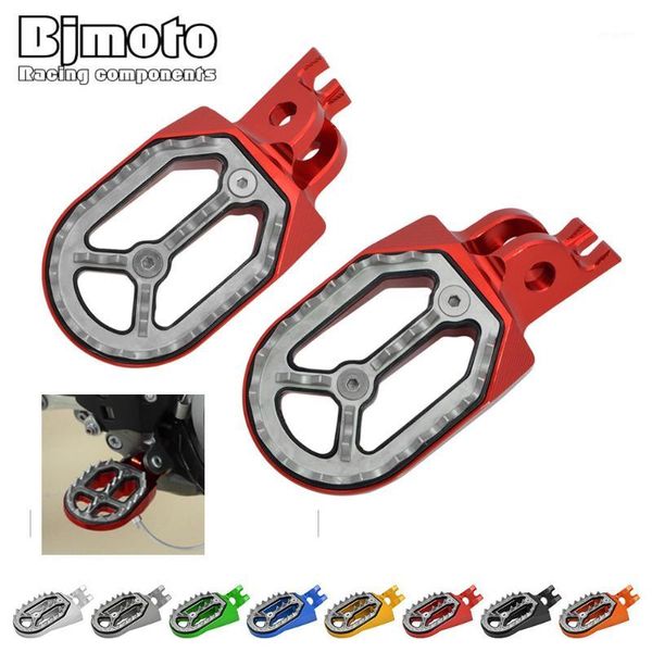 

bjmoto cnc motorcycle footrest footpeg rests pedal for cfr250x/r 2004-2015 crf450x/r 2002-2015 cr125/250 2002-2008 crf150r1