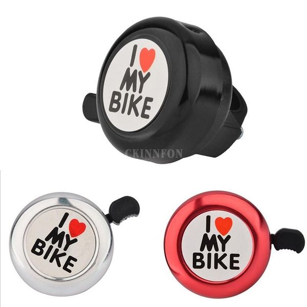 

bike horns dhl 1000pcs arrival multicolor bicycle bell heart alarm metal handlebar horn cycling bisiklet i love my