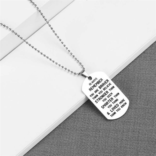 

to my son stainless steel necklace gift for husband dad brother friend driver christmas gifts