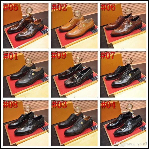 

mens loafers shoes new fashion dress shoes metal design business shoes luxury men's flats male formal casual footwear big size 38- 45, Black
