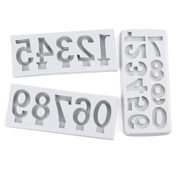 

3d mold sile number block letters cake mold decoration tools chocolate candy mold cookie bak jllwrs