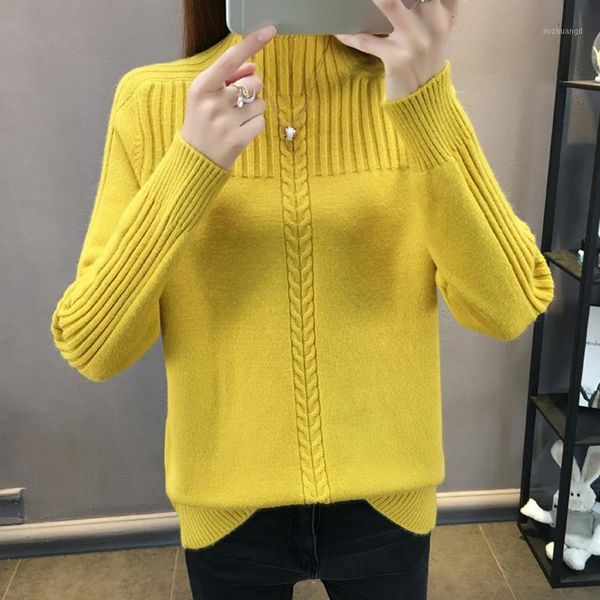 

women's sweater pullover sweaters loose korean style long sleeve knitted sweater women's jumper1, White;black