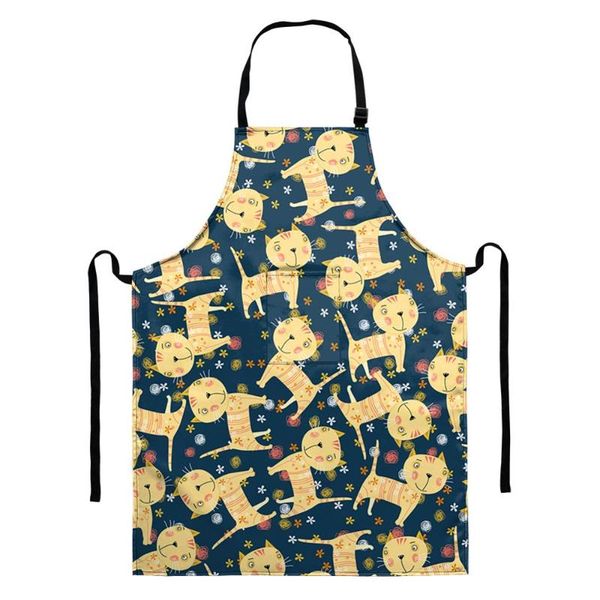 

aprons 1pcs apron woman bibs home cooking baking coffee shop cleaning kitchen accessory