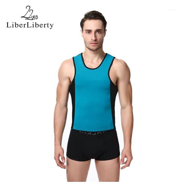 

slimming clothes for men burning fat sauna suits for vest with the weighting neoprene vest workout sweat corset1, Black;brown
