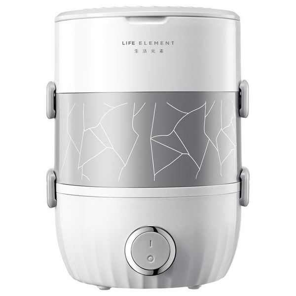 

electric skillets vacuum heating lunch-box stainless steel plug-in heat-insulation cooking pot 2-layer multicooker rice cooker