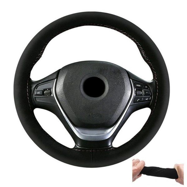 

for 37-38cm steering wheel cover hand sewing soft w/ needle thread diy