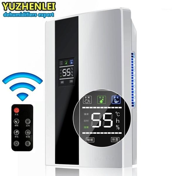 

dehumidifiers remote control 24 hour timing intelligent bathroom bedroom continuous drainage purify air dryer moisture absorb1