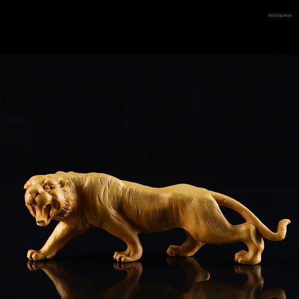 

wood tiger animal statue decoration animal heads decorative head feng shui sculpture1