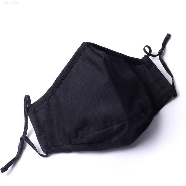 

fabric cotton without the valve pure solide color fashion washable facemask 4 colors offer choose fast dhl ship face mask