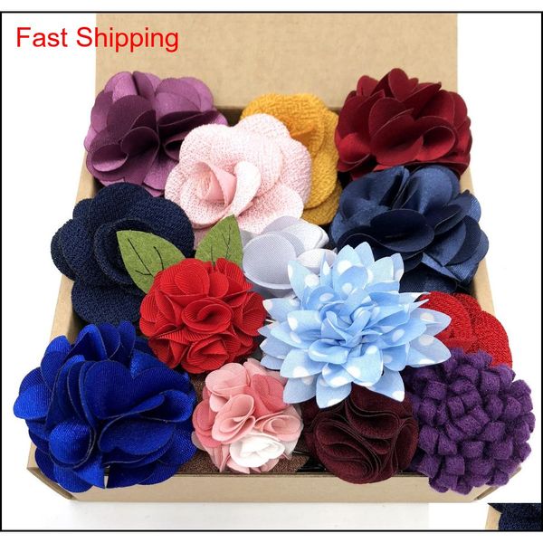 

wool felt lapel flowers handmade boutonniere stick pin wedding fa qylsnr dh_seller2010, Silver