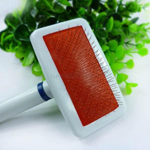 

dense pin practical gilling clean dog brush pet puppy cat hair flea comb slicker