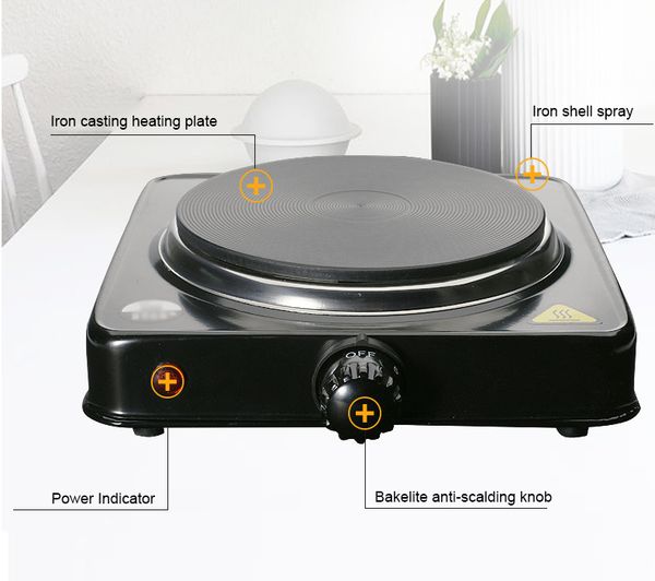 

1000w electric stove adjustable plate heating oven induction cooker