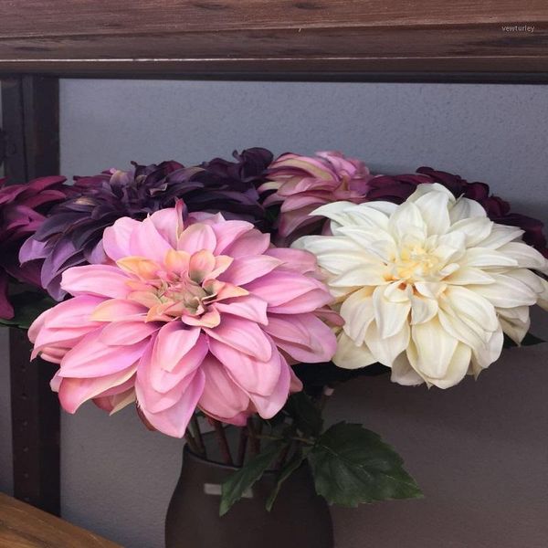 

diy projects home decor design similar to true flower arrangement material flowers 2 heads hand-feeling roses 5 colors1