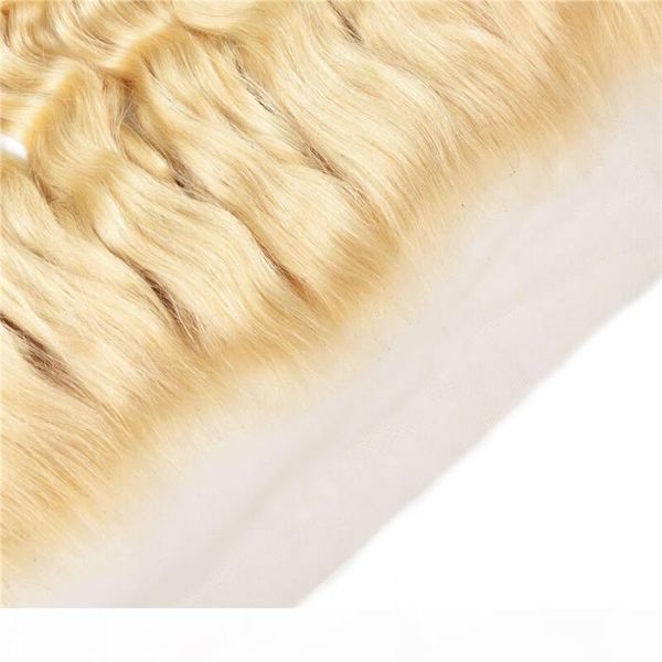 

tkwig hair 613 blonde deep wave lace fronts ear to ear 100 virgin human hair bundles, Black;brown