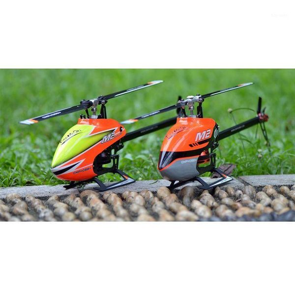 

omphobby m2 exp 6ch 3d flybarless dual brushless motor direct drive rc helicopter pnp model toys w/ open flight controller1