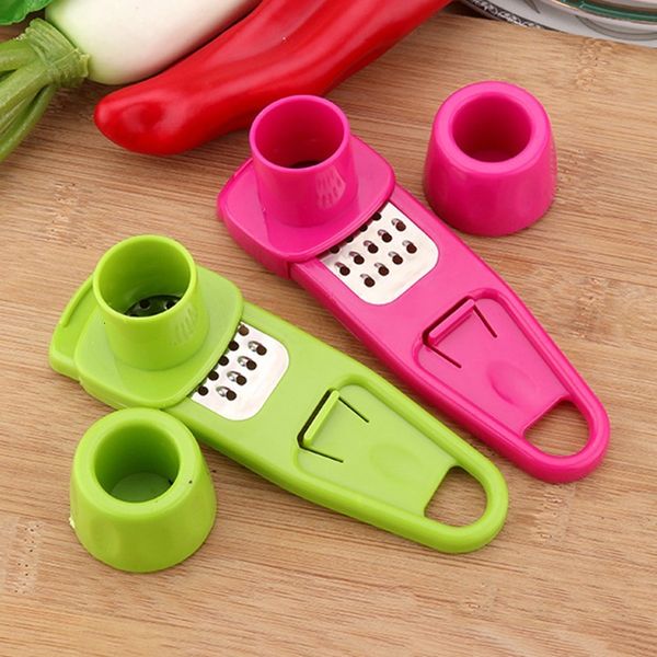 

ginger stainless multifunction mini steel plastic and grinding garlic crusher peeler press grater slicer cutter