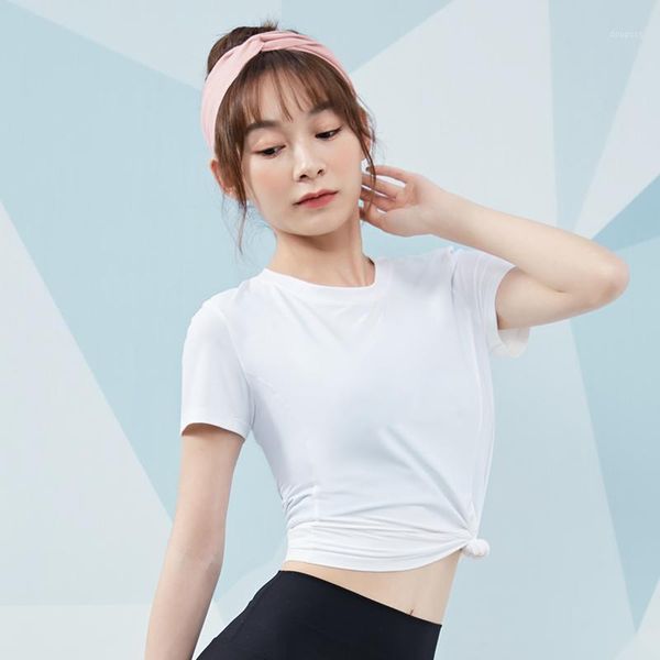 

running jerseys women's quick dry short sleeve for training slim yoga femme o-neck gym shirt solid1, Black;blue