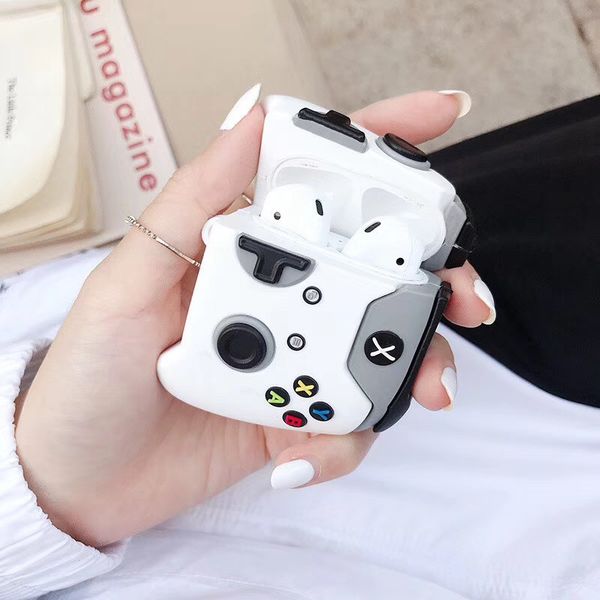 

luxury cute retro game console control case for airpods 1 2 pro charging box x box silicone earphone anti fall protective cover
