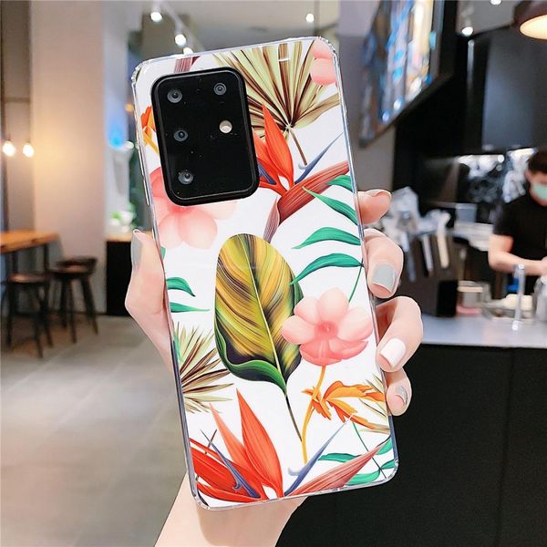 

for samsung galaxy a51 smooth flower series imd tpu case