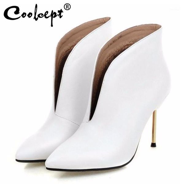 

boots women pointed toe ankle ladies thin high heel botines mujer fashion party court shoes woman size 32-431, Black