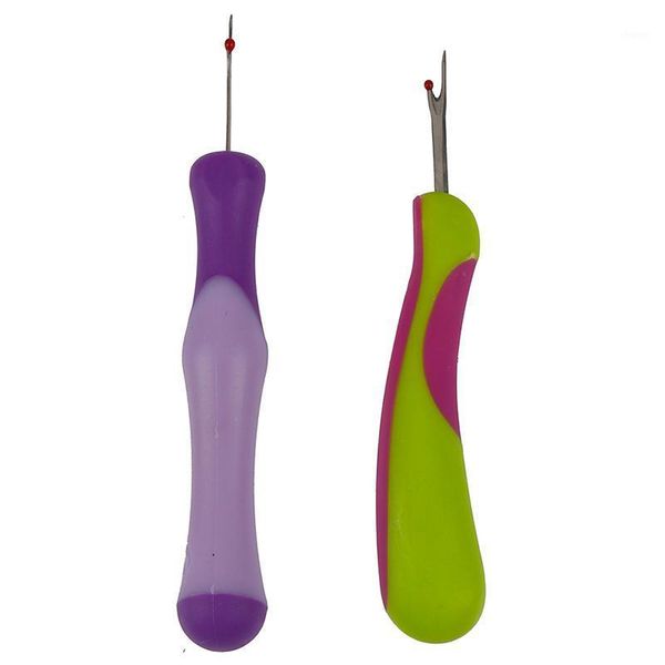 

1pc plastic handle craft thread cutter seam ripper stitch unpicker hand tools needles arts sewing accessories1, Black