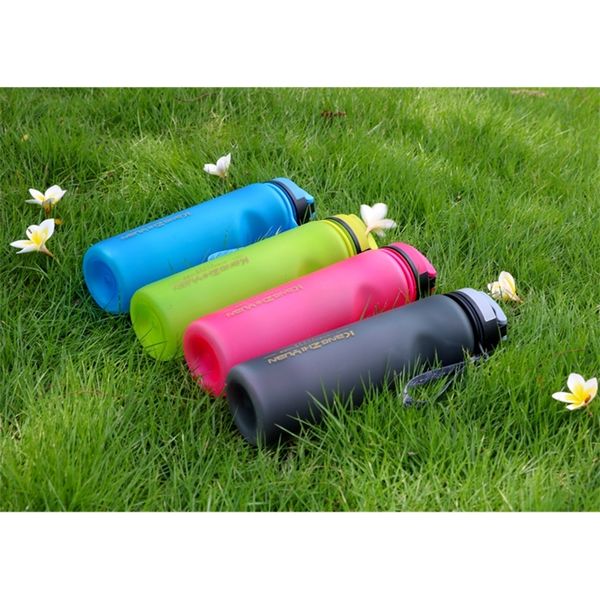 

kangzhiyuan 1000 ml high-capacity plastic sports bottle outdoor fitness cycling water portable grinding space cup