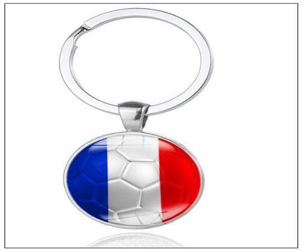 

factorygj5xbuckle flag aluminum key gift country cup russia match fans metal souvenir world alloy soccer football keycha, Silver