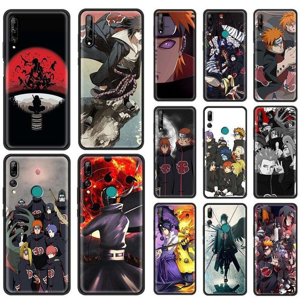 

1dwhuawei y5 y6 y7 y9 prime 2019 y9s y5p y6p y7p y8p y6s y9s y9a mobile phone cover tpu cartoon cover naruto akatsuki