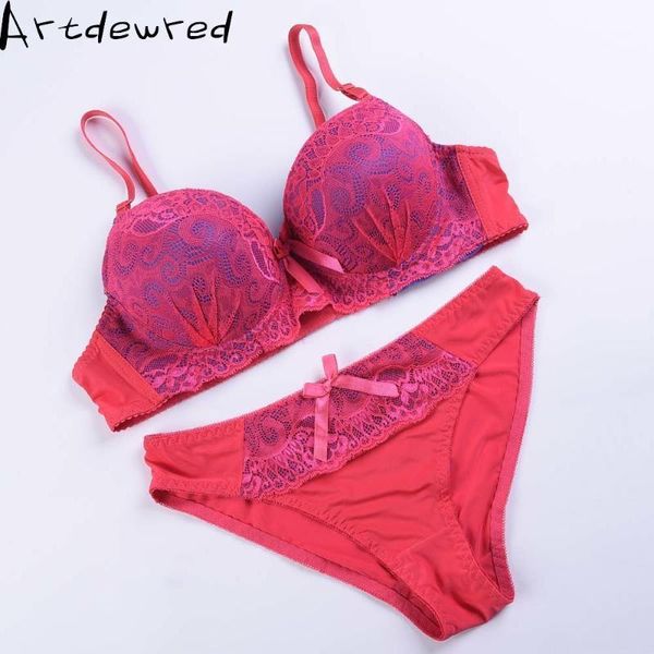 

lace embroidery bra sets women lingerie underwear set female luxury lingerie set temptation transparent underwear1, Red;black