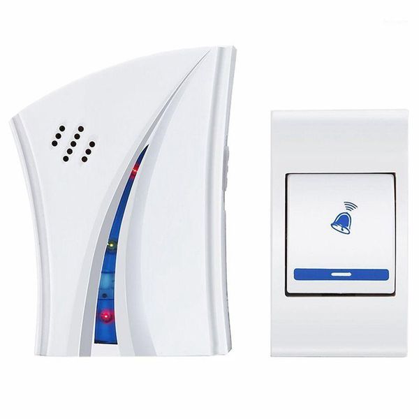 

white plastic doorbell bell doorbell electric wireless door 36 melodies1