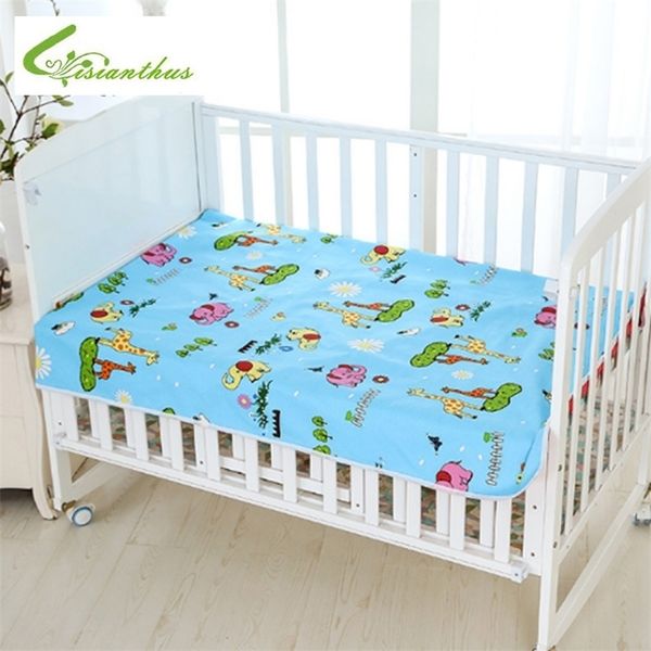 120 * 80cm Babys Urine Pad para bebê recém-nascido fralda reutilizável durável 3 camadas impermeável esteira de urina tampa mudando a almofada para CRIB 201117