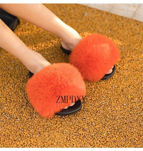 

new arrival ladies party sandals fluffy fur slippers plush soft slippers beach flip flops female amazing fur sandals 35-451, Black