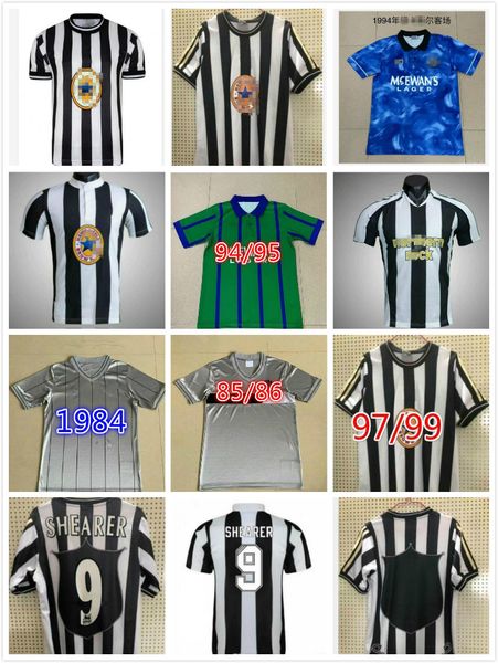 

94 95 96 97 98 99 05 06 shearer retro soccer jersey 1994 shearer pinas 1984 1995 1997 99 05 06 united #10 owen classic football shirts, Black;gray