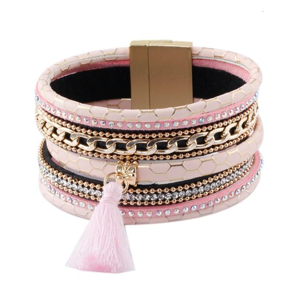 

bracelet 2020 new selling fashion charm bangles women1pcs leather bracelets for women, Black