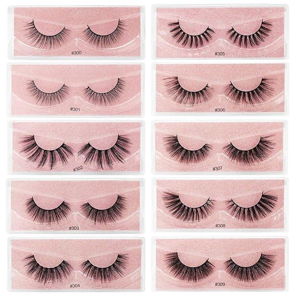 

hand made reusable multilayers 3d fake eyelashes soft & vivid natural long thick false lashes extensions makeup accessories for eyes 10 mode