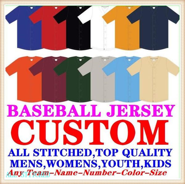 

custom mens womens youth american football jerseys sports baseball ice hockey basketball vapor untouchable stitched jersey royal 4xl 5xl 6xl, Black