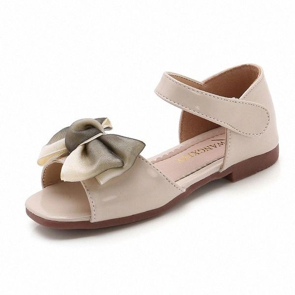 

NEW Summer Princess Baby Shoes With Bowtie Children Sandals Sports Casual Soft Bottom For Girls Size 26-36 #8y5T