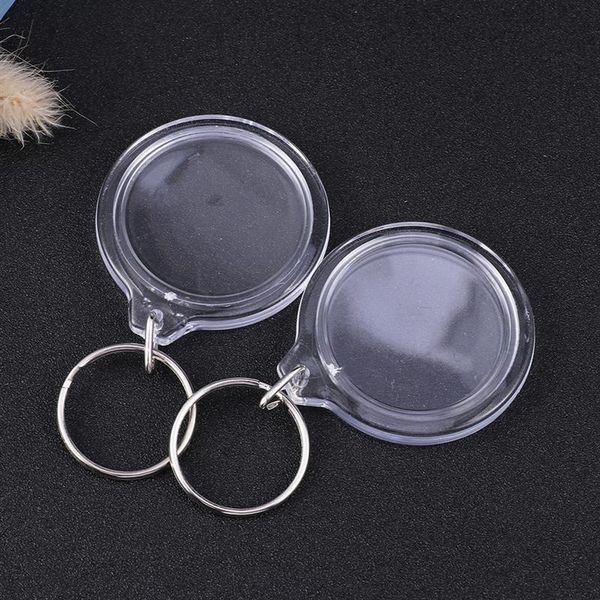 

for frame 50pcs p simple keychain creative keyring bag key car, Silver