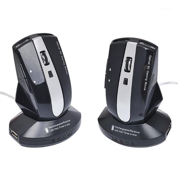 

2.4g wireless rechargeable mouse optical 6d gaming mouse equipped with a charging base equipped with a charging base1
