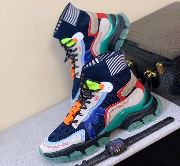 

монклы реальные кожаные кроссовки мужские туфли женщин chaussures de дизайнерские спортивные мокасины бегущие мартина платформы повседневные, Black