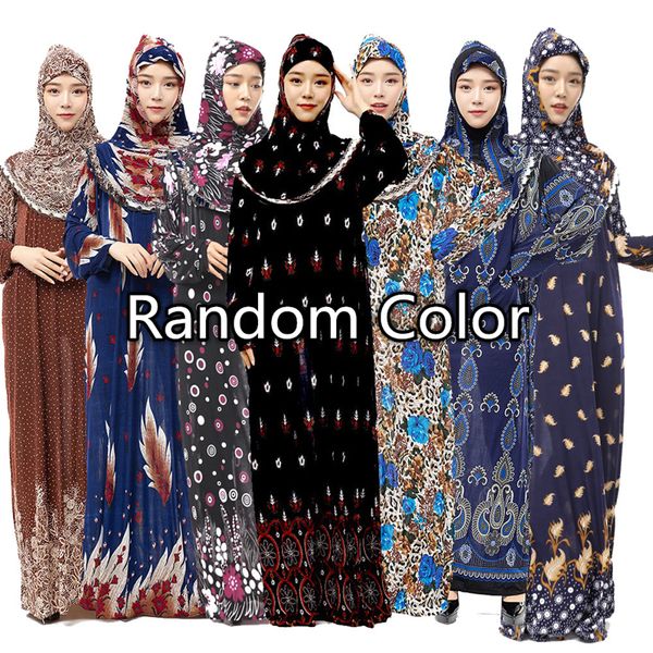 

2021 new full cover traditional islamist hiijab + dress of women's middle east ramadan outfits prayer 8dl8, White;black