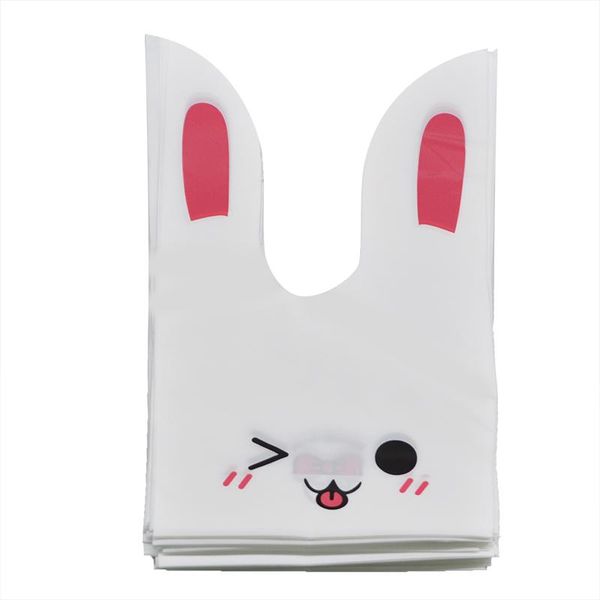 

25pcs банни печенье сумки конфеты печенье упаковка мешок день рождения свадебной конфеты подарочные пакеты пасхальное украшение партии поста