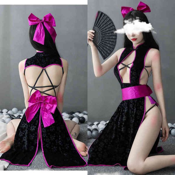 

nxy lingerie lingerie for women toys halloween vestidos erotic dresses intimate cheongsam cosplay uniform temptation costumes 1221, Red;black