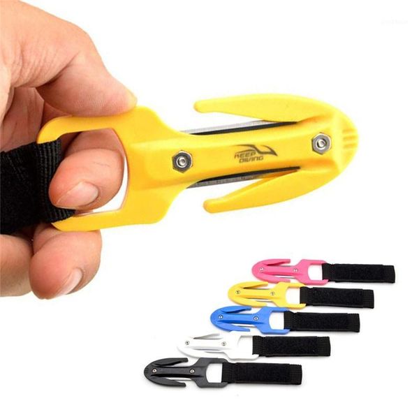 

pool & accessories 1pc portable diving cutting knife snorkeling safety secant hand line cutter equipments 20211