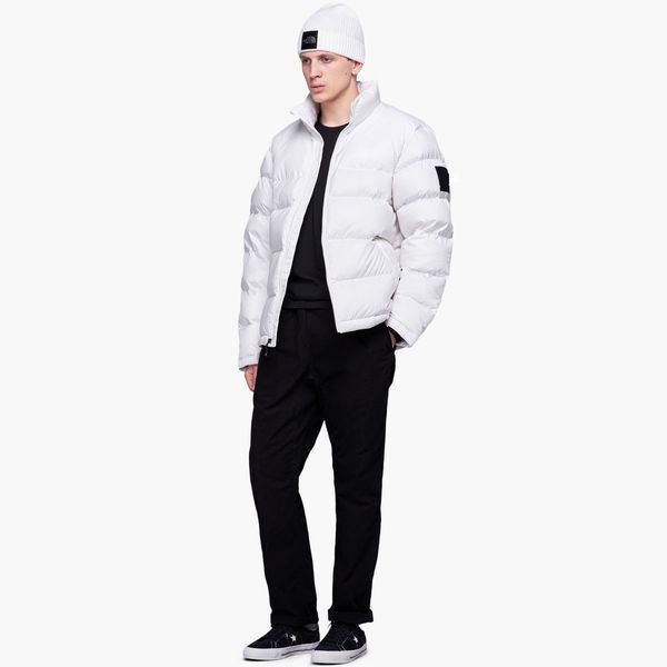 

casual parkas men down jacket 2020fw classic outerwear womens winter sport coats puffer jackets mens asian size wholesale, Black